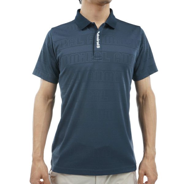 アドミラル ゴルフ Admiral GOLF メンズ メンズ ロゴジャカード ポロシャツ ADMA405 詳細4
