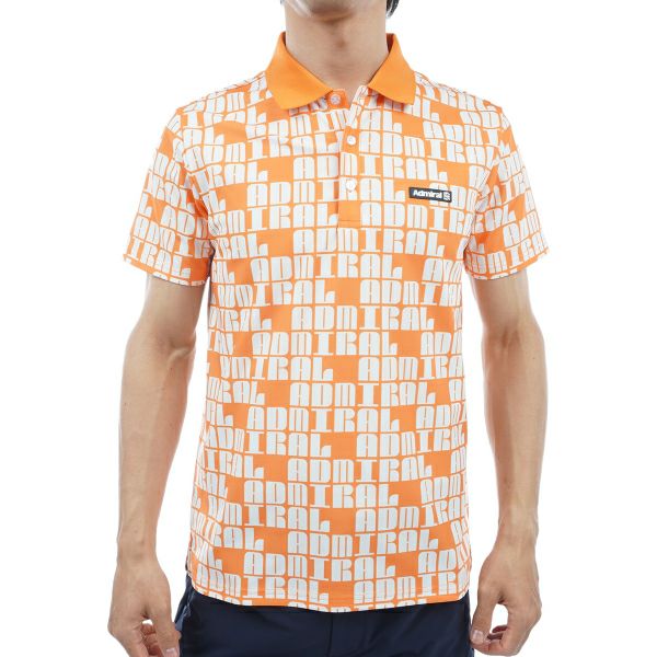 アドミラル ゴルフ Admiral GOLF メンズ メンズ ロゴモノグラム ポロシャツ ADMA406 詳細1