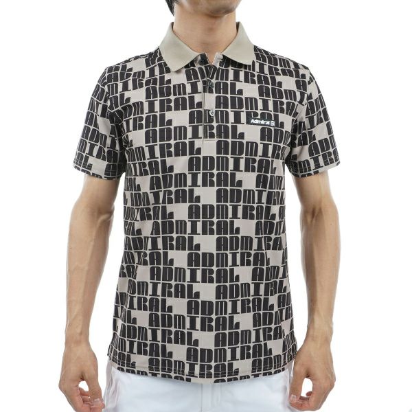 アドミラル ゴルフ Admiral GOLF メンズ メンズ ロゴモノグラム ポロシャツ ADMA406 詳細3