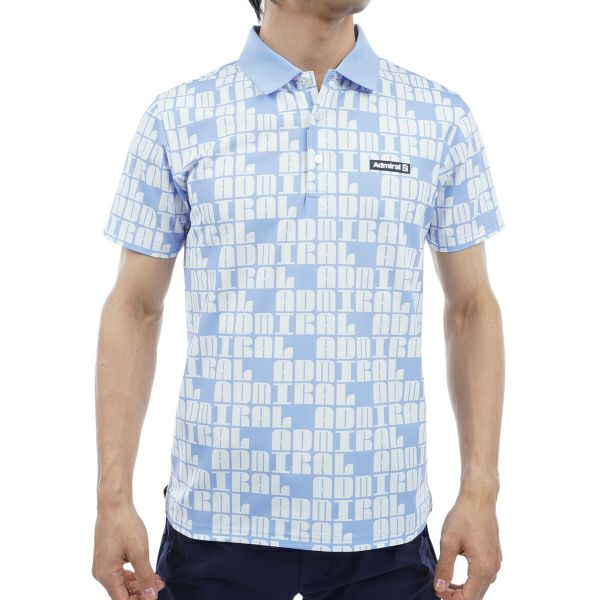 アドミラル ゴルフ Admiral GOLF メンズ メンズ ロゴモノグラム ポロシャツ ADMA406 詳細5