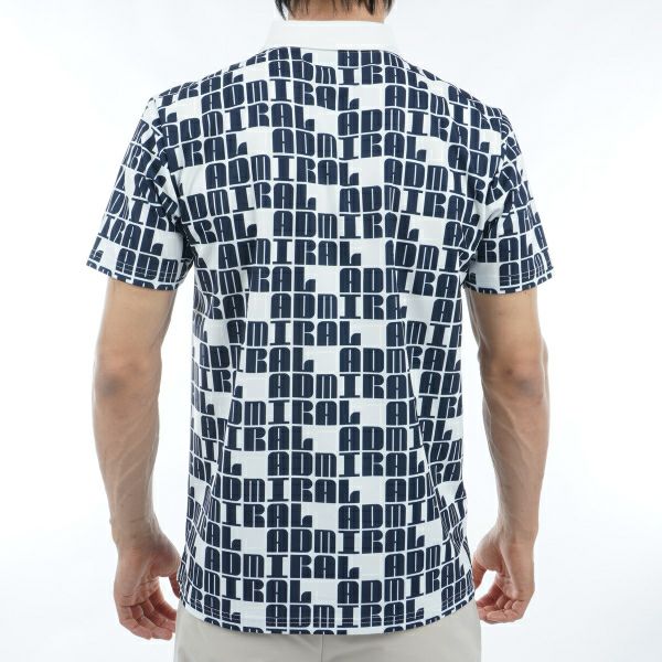 アドミラル ゴルフ Admiral GOLF メンズ メンズ ロゴモノグラム ポロシャツ ADMA406 詳細9