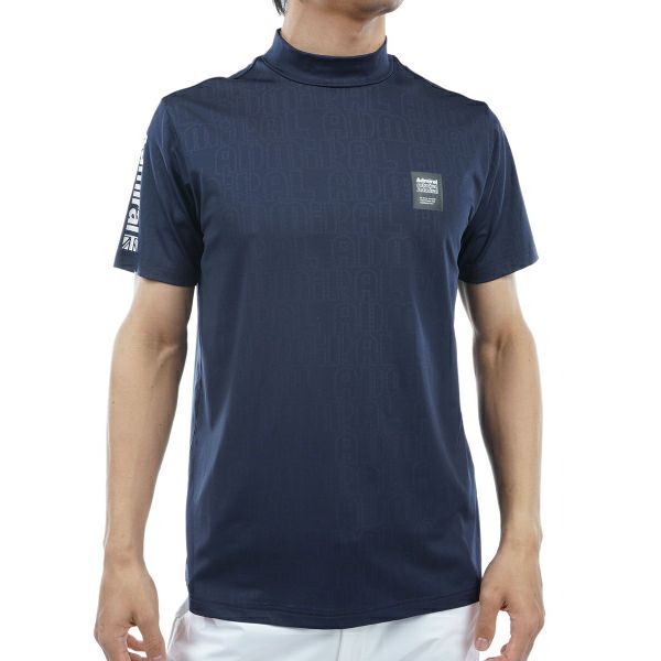 アドミラル ゴルフ Admiral GOLF メンズ メンズ ロゴエンボス モックシャツ ADMA407 詳細1