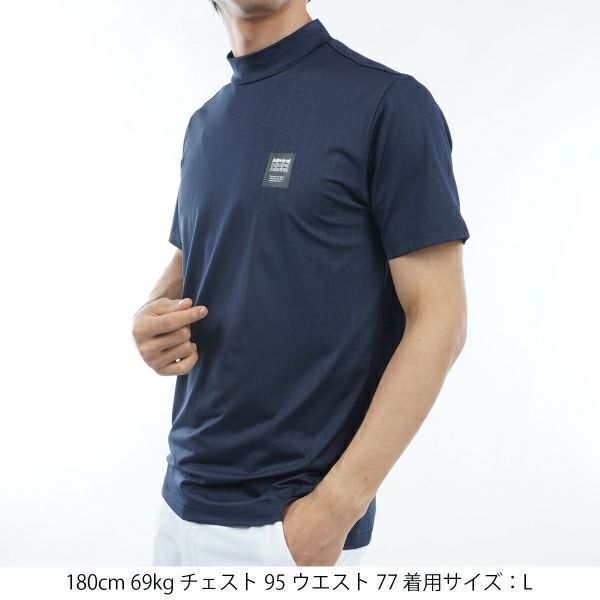 アドミラル ゴルフ Admiral GOLF メンズ メンズ ロゴエンボス モックシャツ ADMA407 詳細7