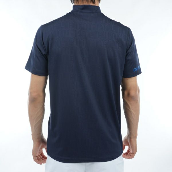 アドミラル ゴルフ Admiral GOLF メンズ メンズ ロゴエンボス モックシャツ ADMA407 詳細8