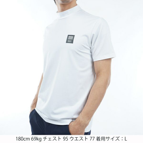 アドミラル ゴルフ Admiral GOLF メンズ メンズ ロゴエンボス モックシャツ ADMA407 詳細9