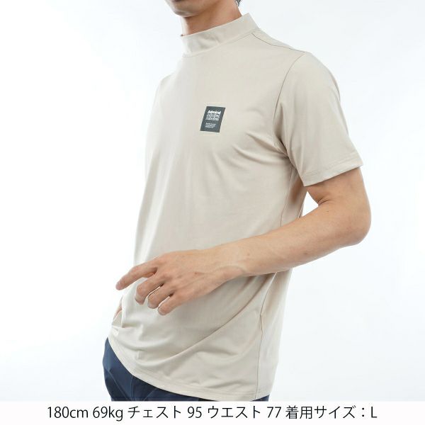 アドミラル ゴルフ Admiral GOLF メンズ メンズ ロゴエンボス モックシャツ ADMA407 詳細13