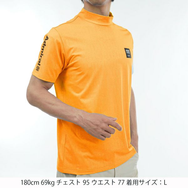 アドミラル ゴルフ Admiral GOLF メンズ メンズ ロゴエンボス モックシャツ ADMA407 詳細17