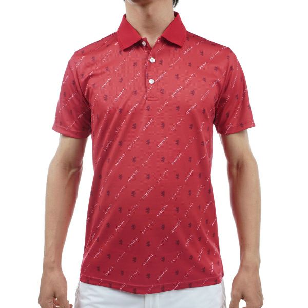 アドミラル ゴルフ Admiral GOLF メンズ メンズ モノグラム ポロシャツ ADMA415 詳細5