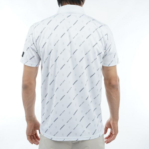 アドミラル ゴルフ Admiral GOLF メンズ メンズ モノグラム ポロシャツ ADMA415 詳細9