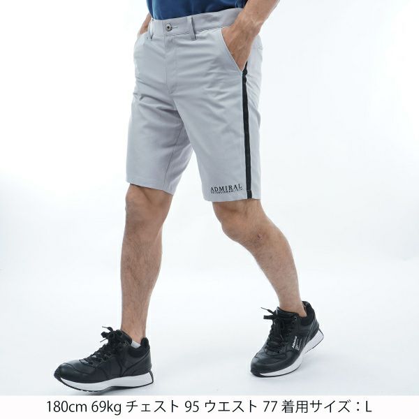 アドミラル ゴルフ Admiral GOLF メンズ メンズ 打ち水ストレッチ ショートパンツ ADMA423 詳細11