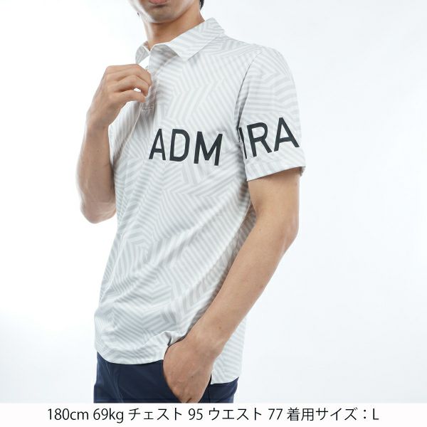 アドミラル ゴルフ Admiral GOLF メンズ メンズ ダズルパターン シャツ ADMA425 詳細6