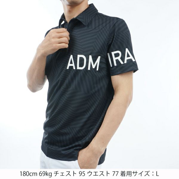 アドミラル ゴルフ Admiral GOLF メンズ メンズ ダズルパターン シャツ ADMA425 詳細8