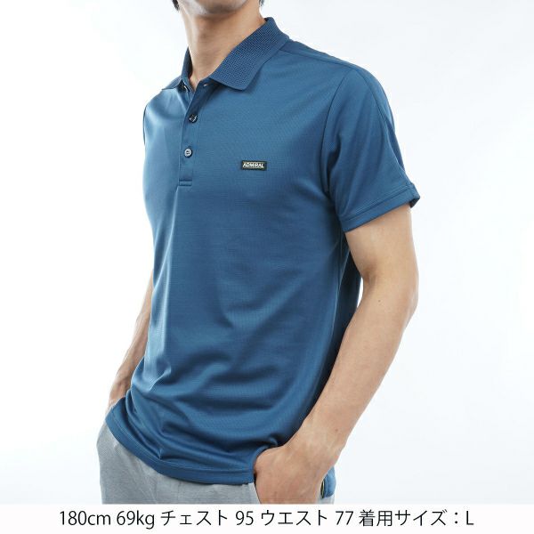 アドミラル ゴルフ Admiral GOLF メンズ メンズ 冷感パフォーマンス ポロシャツ ADMA426 詳細9