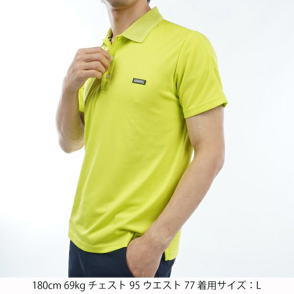 アドミラル ゴルフ Admiral GOLF メンズ メンズ 冷感パフォーマンス ポロシャツ ADMA426 詳細11