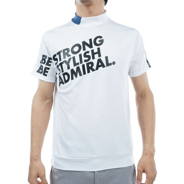 アドミラル ゴルフ Admiral GOLF メンズ メンズ 冷感パフォーマンス モックシャツ ADMA427 詳細2