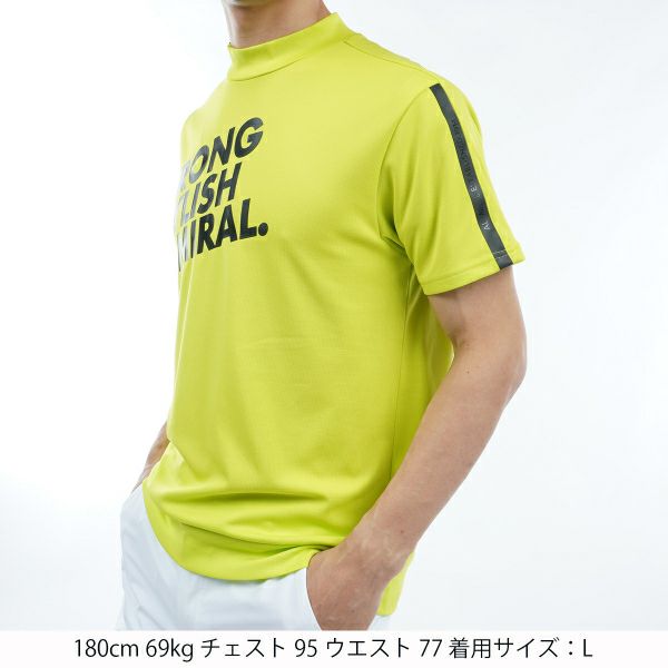 アドミラル ゴルフ Admiral GOLF メンズ メンズ 冷感パフォーマンス モックシャツ ADMA427 詳細5