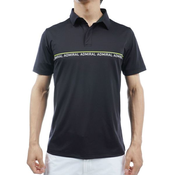 アドミラル ゴルフ Admiral GOLF メンズ メンズ ラインロゴ　シャツ ADMA428 詳細3