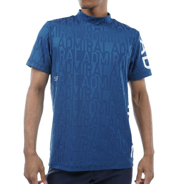 アドミラル ゴルフ Admiral GOLF メンズ メンズ リンクスジャカード モックシャツ ADMA429 詳細1