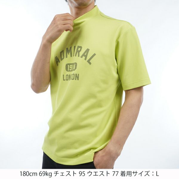 アドミラル ゴルフ Admiral GOLF メンズ メンズ アーチロゴ モックシャツ ADMA432 詳細14