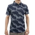 アドミラル ゴルフ Admiral GOLF メンズ メンズ ランダムロゴ プリントシャツ ADMA433 詳細3