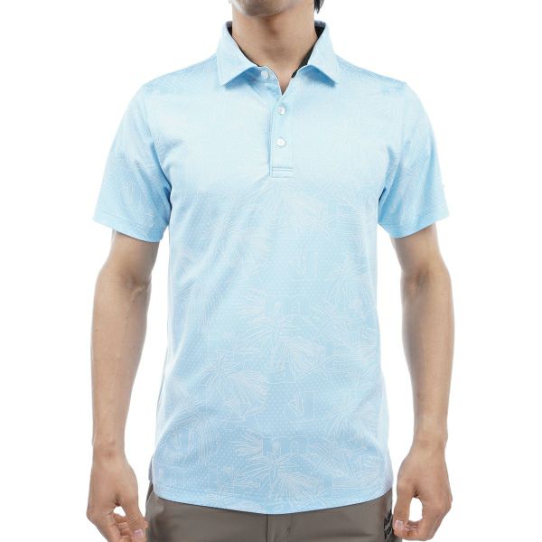 アドミラル ゴルフ Admiral GOLF メンズ メンズ リーフジャカード シャツ ADMA434 詳細3
