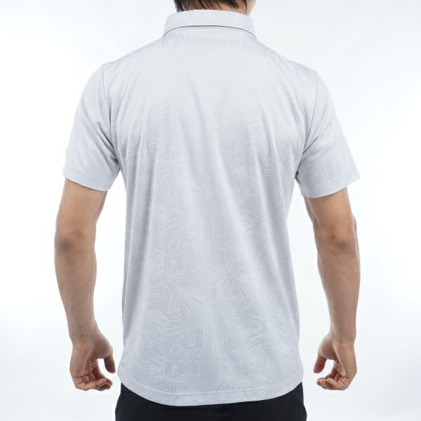 アドミラル ゴルフ Admiral GOLF メンズ メンズ リーフジャカード シャツ ADMA434 詳細8