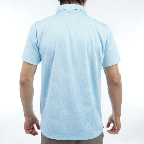 アドミラル ゴルフ Admiral GOLF メンズ メンズ リーフジャカード シャツ ADMA434 詳細10