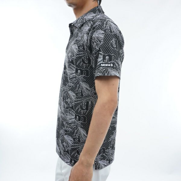 アドミラル ゴルフ Admiral GOLF メンズ メンズ リーフジャカード シャツ ADMA434 詳細13