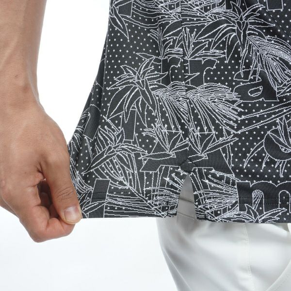 アドミラル ゴルフ Admiral GOLF メンズ メンズ リーフジャカード シャツ ADMA434 詳細15