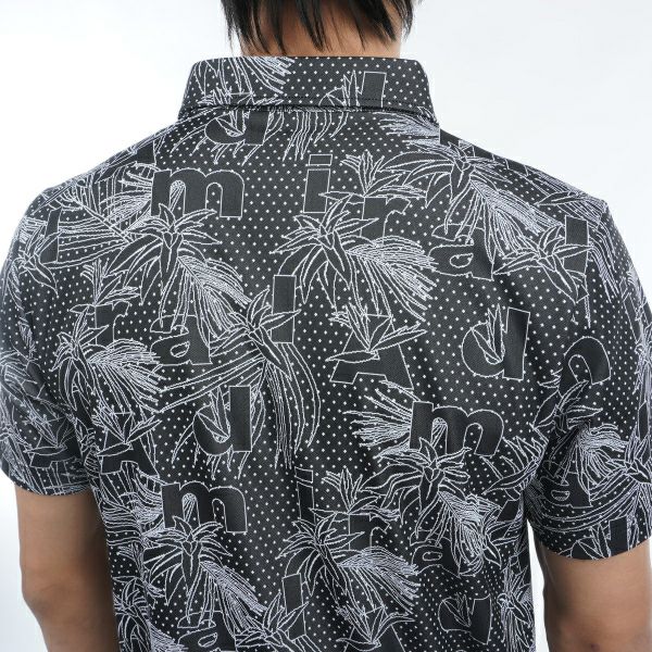 アドミラル ゴルフ Admiral GOLF メンズ メンズ リーフジャカード シャツ ADMA434 詳細17