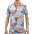 アドミラル ゴルフ Admiral GOLF メンズ メンズ リゾート柄 ポロシャツ ADMA435 詳細1