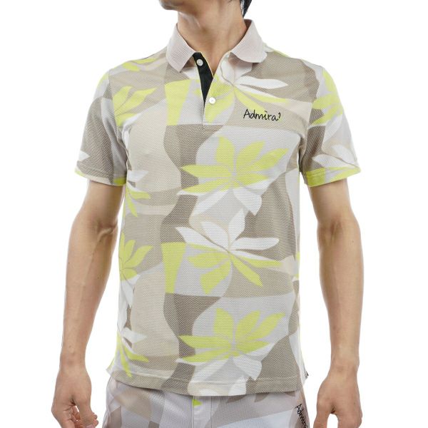 アドミラル ゴルフ Admiral GOLF メンズ メンズ リゾート柄 ポロシャツ ADMA435 詳細3