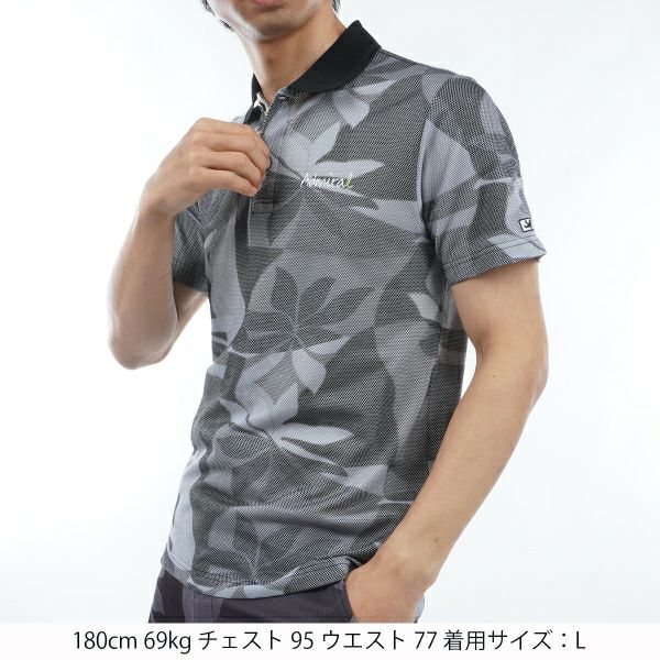 アドミラル ゴルフ Admiral GOLF メンズ メンズ リゾート柄 ポロシャツ ADMA435 詳細6