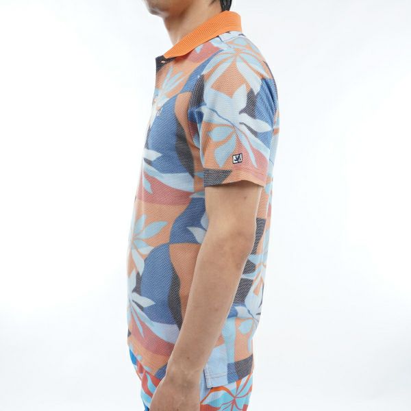 アドミラル ゴルフ Admiral GOLF メンズ メンズ リゾート柄 ポロシャツ ADMA435 詳細10