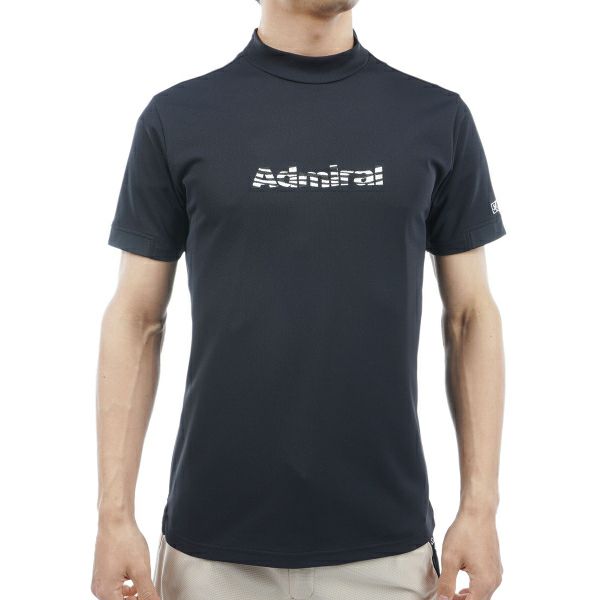 アドミラル ゴルフ Admiral GOLF メンズ メンズ ゼブラロゴ モックシャツ ADMA438 詳細1