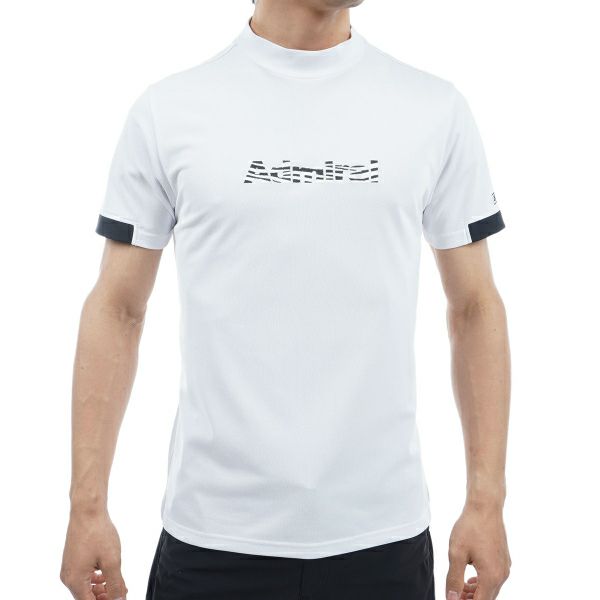 アドミラル ゴルフ Admiral GOLF メンズ メンズ ゼブラロゴ モックシャツ ADMA438 詳細2