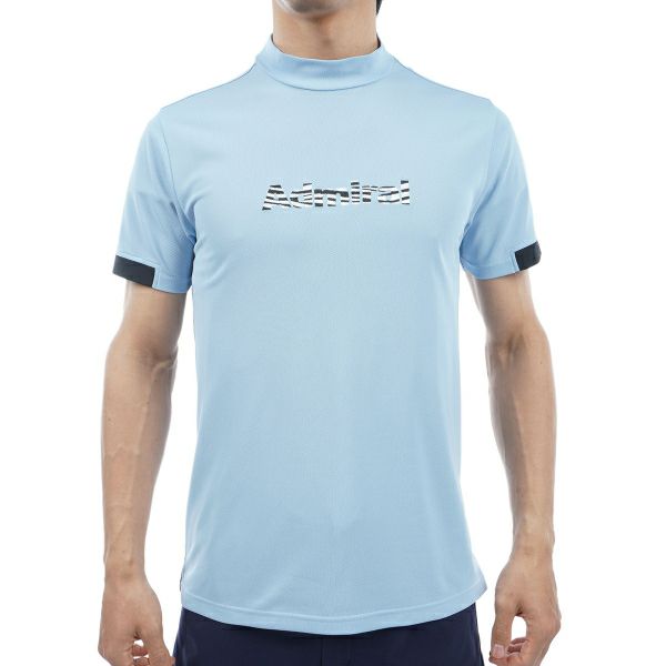 アドミラル ゴルフ Admiral GOLF メンズ メンズ ゼブラロゴ モックシャツ ADMA438 詳細3