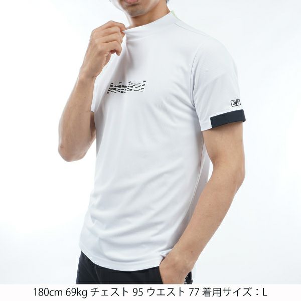 アドミラル ゴルフ Admiral GOLF メンズ メンズ ゼブラロゴ モックシャツ ADMA438 詳細7