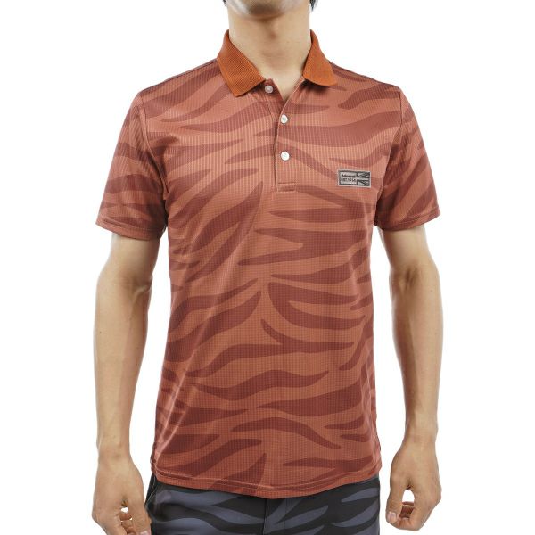 アドミラル ゴルフ Admiral GOLF メンズ メンズ ゼブラ柄 ポロシャツ ADMA439 詳細4