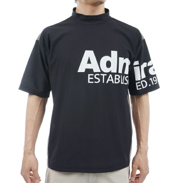 アドミラル ゴルフ Admiral GOLF メンズ メンズ フレックスドライ モックシャツ ADMA440 詳細2