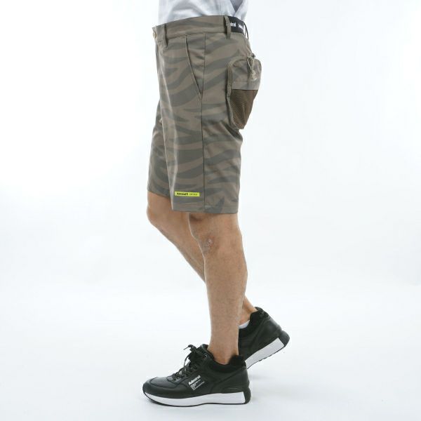 アドミラル ゴルフ Admiral GOLF メンズ メンズ バックディンプル ゼブラ柄 ショートパンツ ADMA442 詳細13