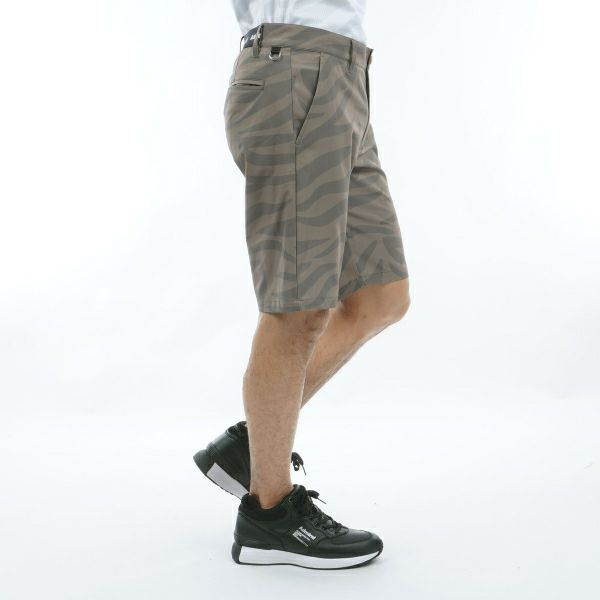 アドミラル ゴルフ Admiral GOLF メンズ メンズ バックディンプル ゼブラ柄 ショートパンツ ADMA442 詳細14