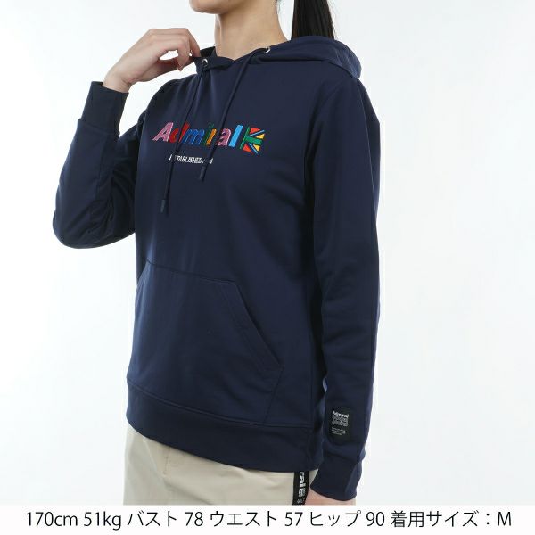 アドミラル ゴルフ Admiral GOLF レディース レディース コンパクト スウェットフーディー ADLA401 詳細3