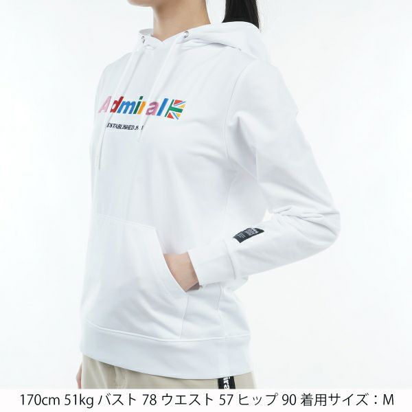 アドミラル ゴルフ Admiral GOLF レディース レディース コンパクト スウェットフーディー ADLA401 詳細5