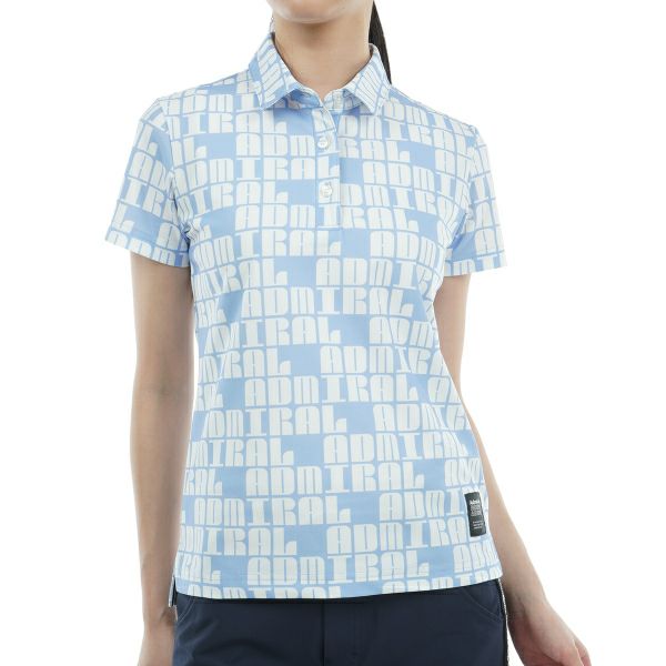 アドミラル ゴルフ Admiral GOLF レディース レディース ロゴモノグラム ポロシャツ ADLA402 詳細4