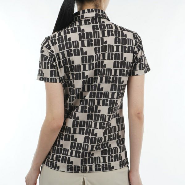 アドミラル ゴルフ Admiral GOLF レディース レディース ロゴモノグラム ポロシャツ ADLA402 詳細9