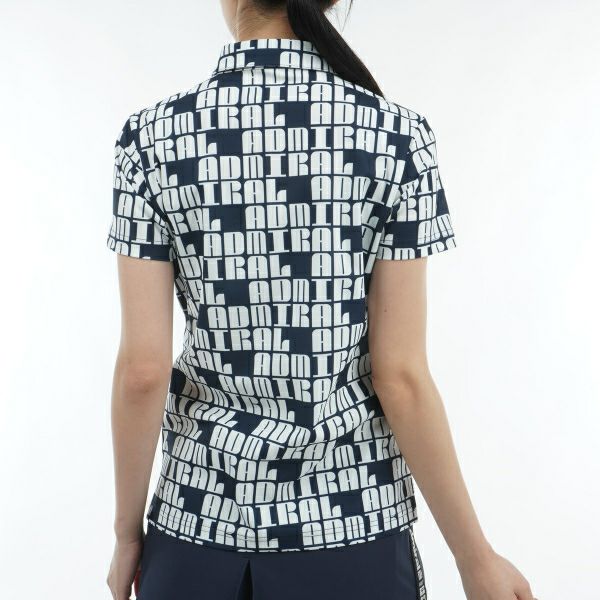 アドミラル ゴルフ Admiral GOLF レディース レディース ロゴモノグラム ポロシャツ ADLA402 詳細11