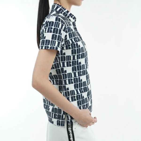 アドミラル ゴルフ Admiral GOLF レディース レディース ロゴモノグラム ポロシャツ ADLA402 詳細17