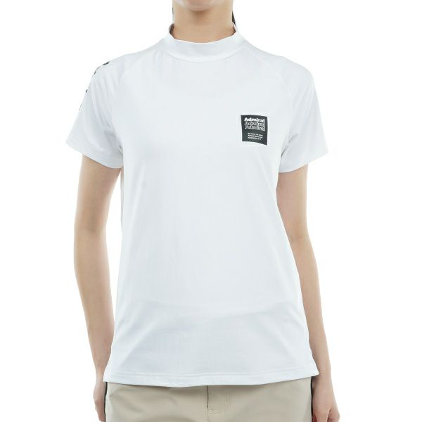 アドミラル ゴルフ Admiral GOLF レディース レディース ロゴエンボス モックシャツ ADLA403 詳細2