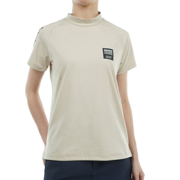 アドミラル ゴルフ Admiral GOLF レディース レディース ロゴエンボス モックシャツ ADLA403 詳細4